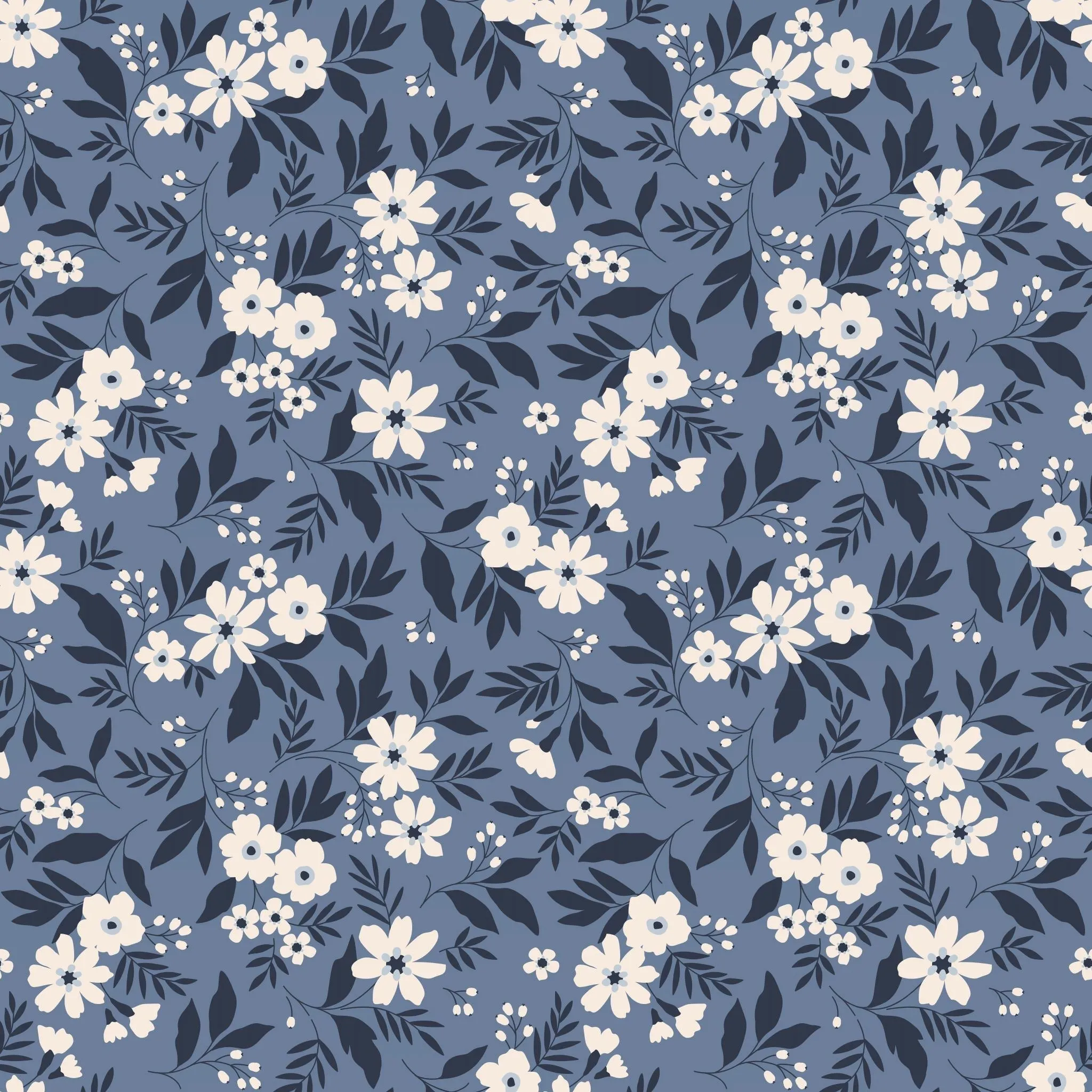 1.5 Tog Sleep Sack - Vintage Floral Blue