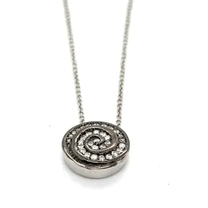 18kt White Gold Diamond Forever Necklace