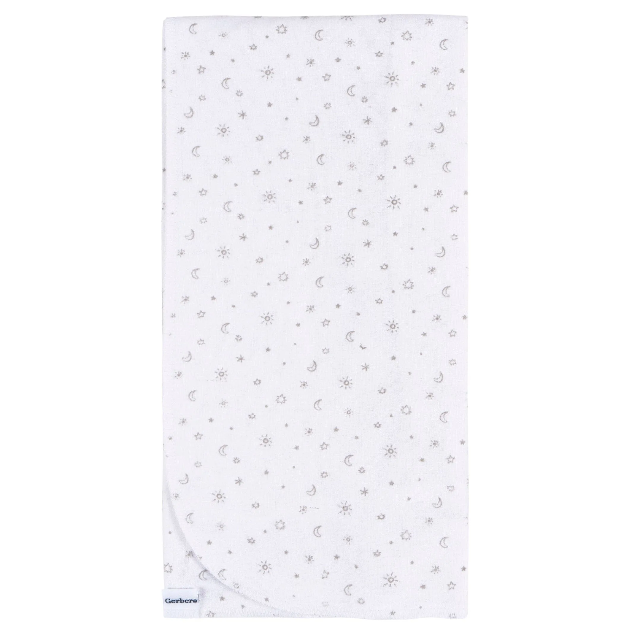 4-Pack Baby Neutral Celestial Flannel Blankets