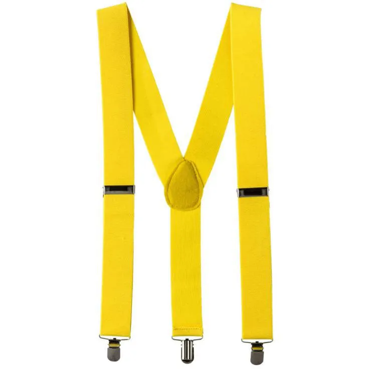 Adult Suspenders - Yellow