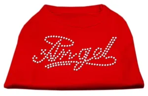 Angel Rhinestud Shirt Red XS (8)