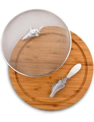 Beach Picnic Covered Serving Board Set