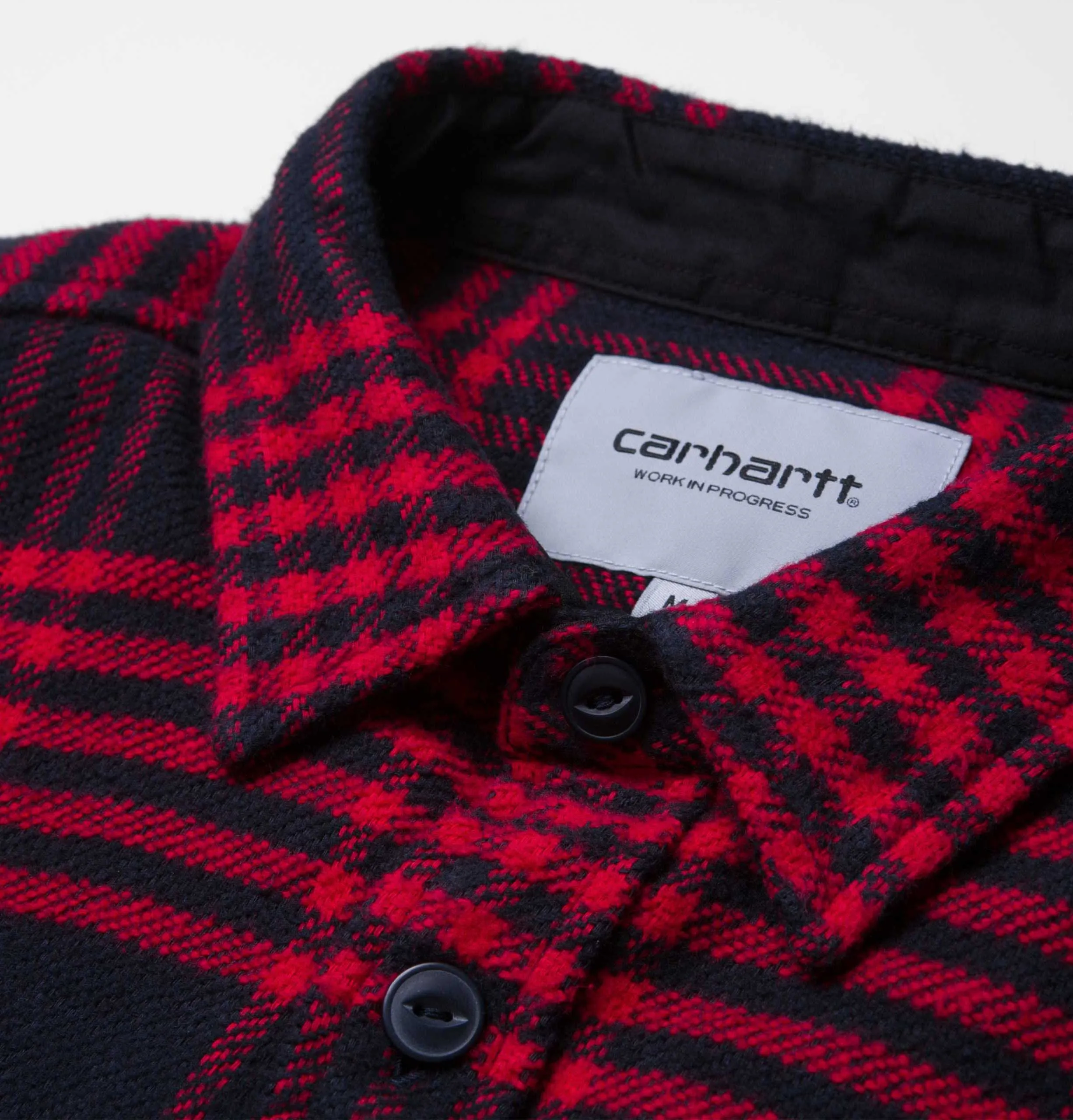Carhartt WIP Lambie Shirt – Dark Navy/Cardinal