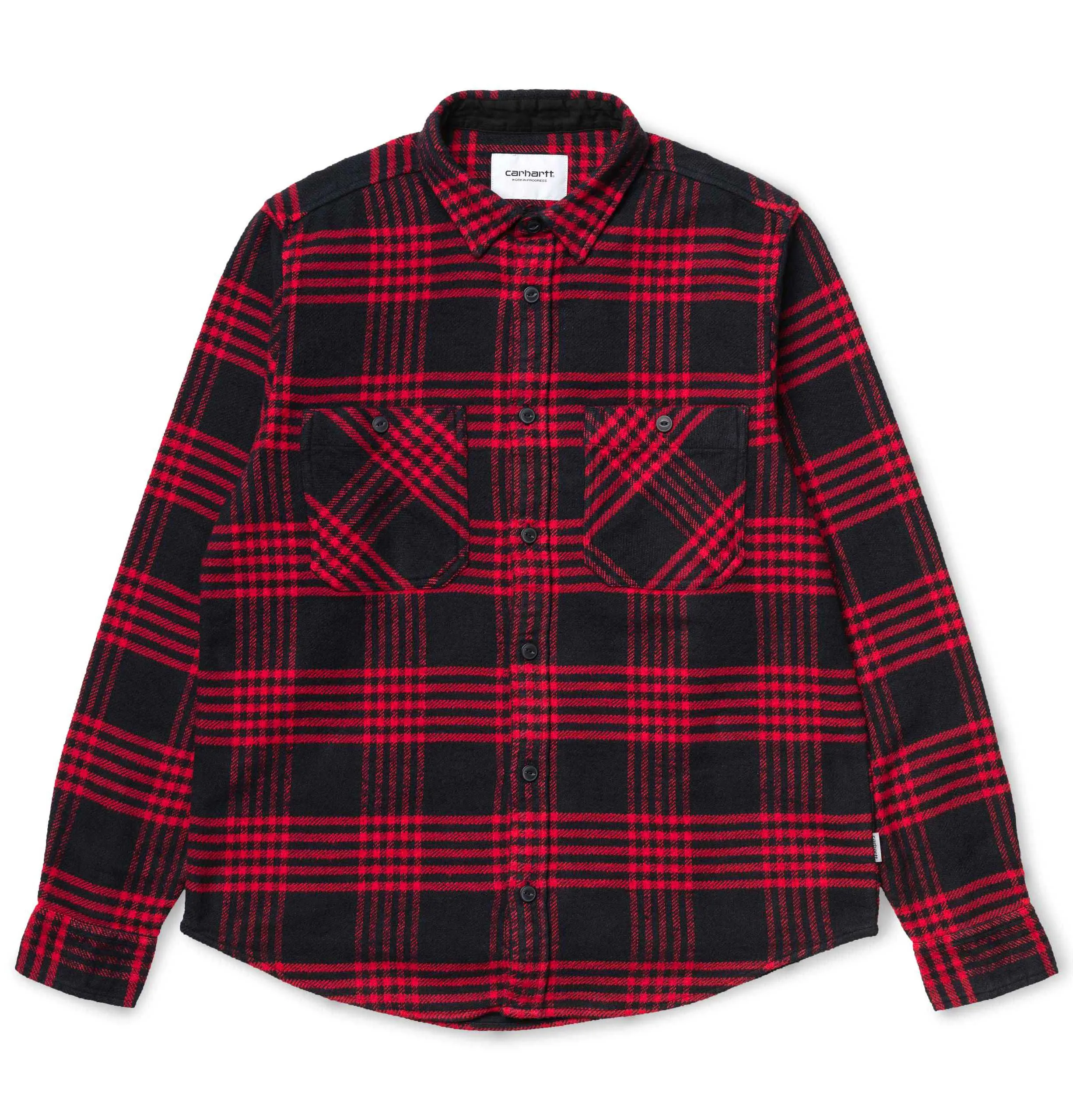Carhartt WIP Lambie Shirt – Dark Navy/Cardinal