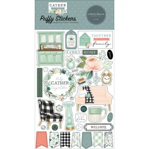 Carta Bella Gather At Home Puffy Stickers*