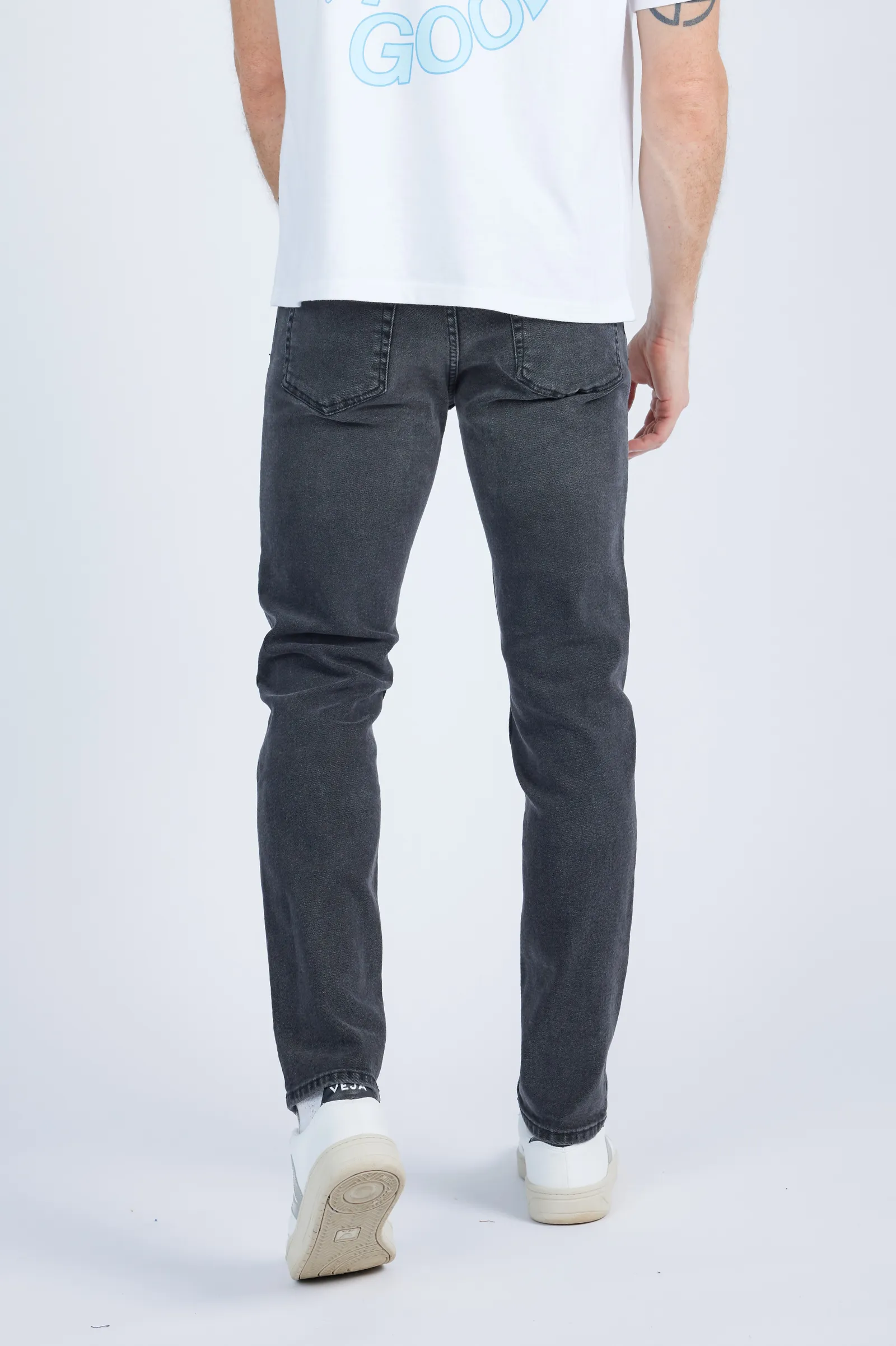 Clark Slim Jeans - Cinder Dark Used Grey