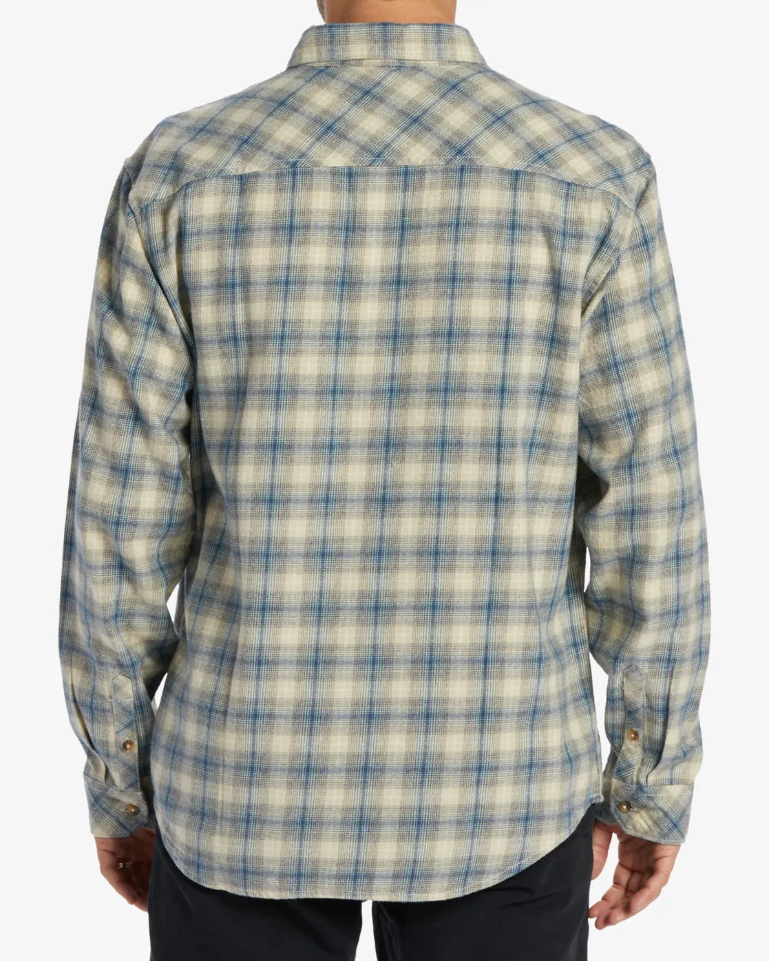 Coastline Flannel Long Sleeve Shirt - North Sea