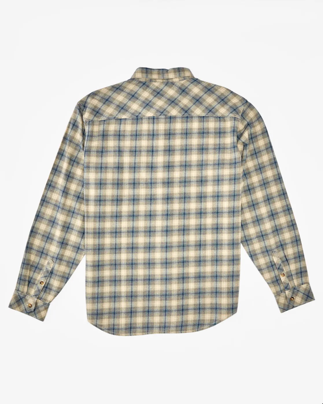 Coastline Flannel Long Sleeve Shirt - North Sea