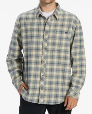 Coastline Flannel Long Sleeve Shirt - North Sea