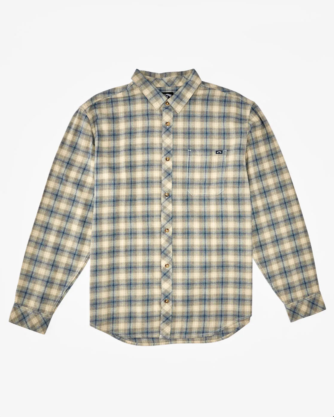 Coastline Flannel Long Sleeve Shirt - North Sea
