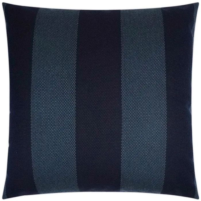 Contempo Neutrals Outdoor Pillows/Oceanside Stripe Indigo