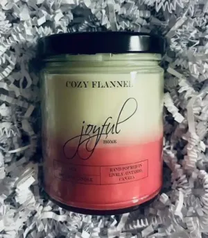 Cozy Flannel Soy Candle 8oz