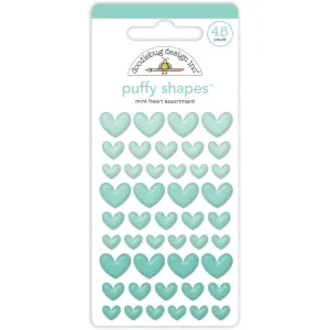 Doodlebug Puffy Stickers Mini Heart