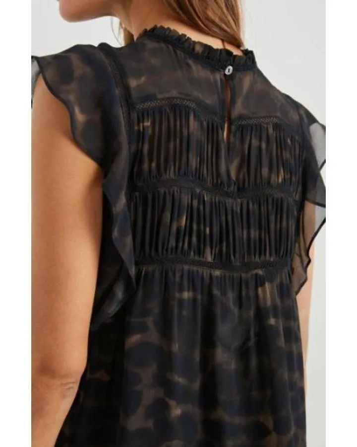 Filomena Umber Leopard Top