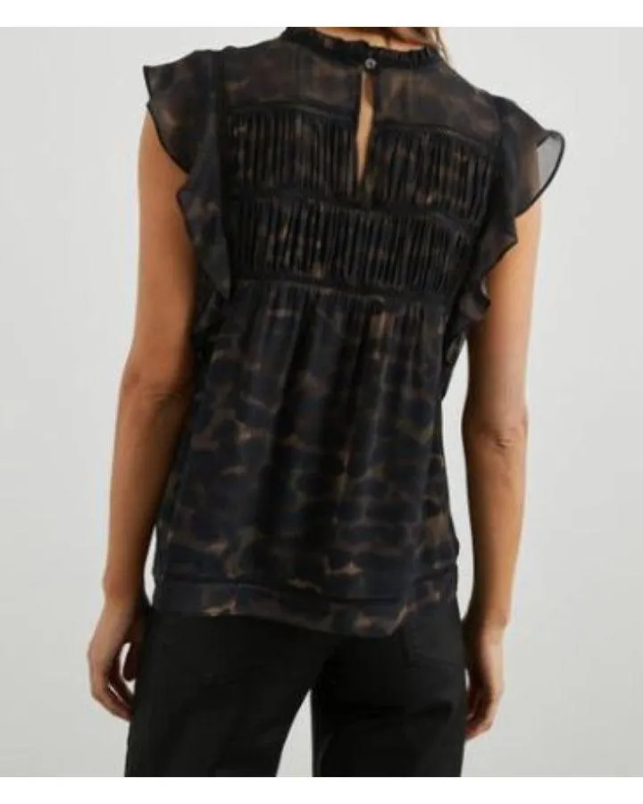 Filomena Umber Leopard Top