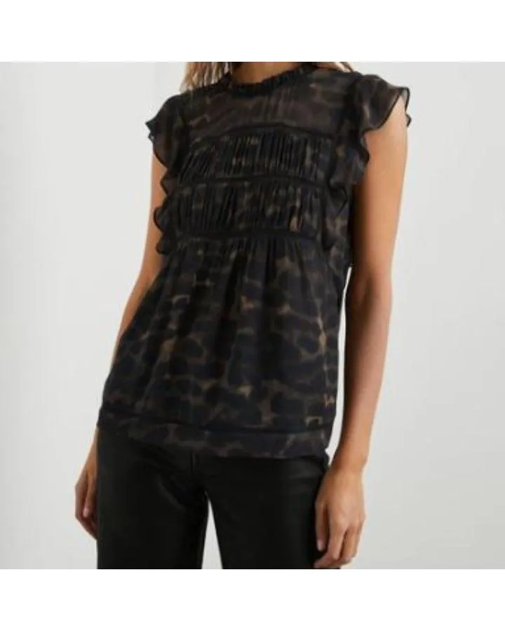 Filomena Umber Leopard Top