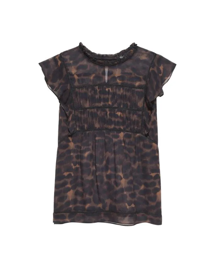 Filomena Umber Leopard Top