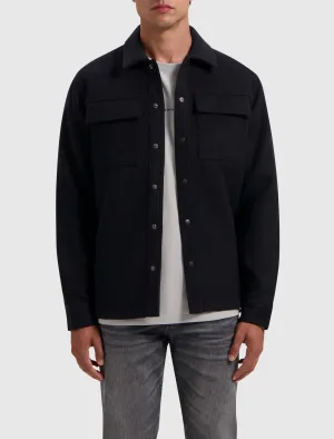 Flannel Overshirt | Black