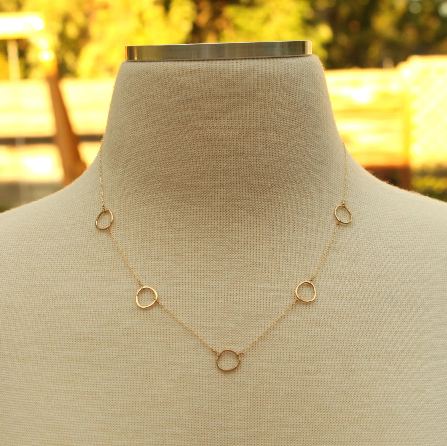 Floating Free Form necklace
