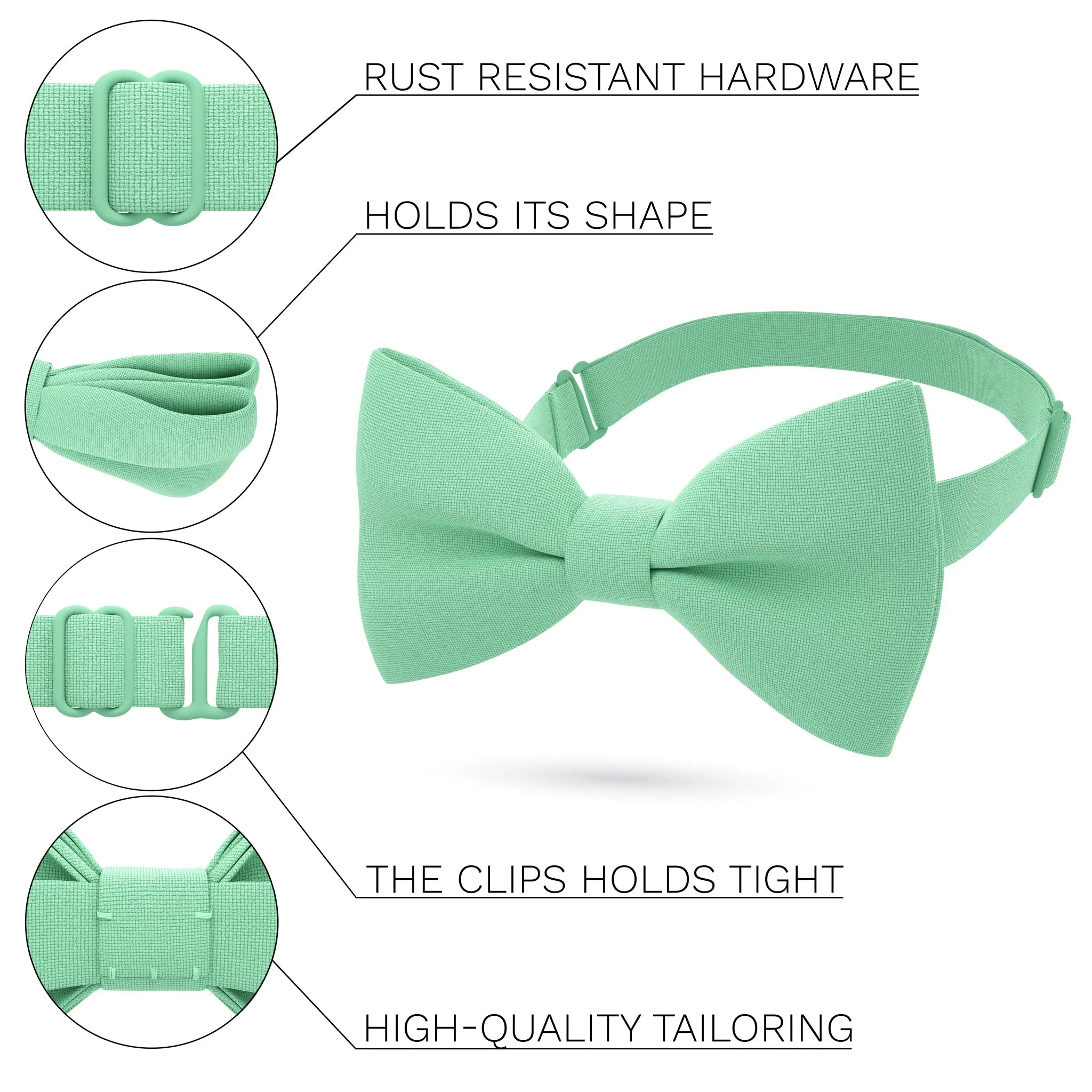 Green Mint Bow tie