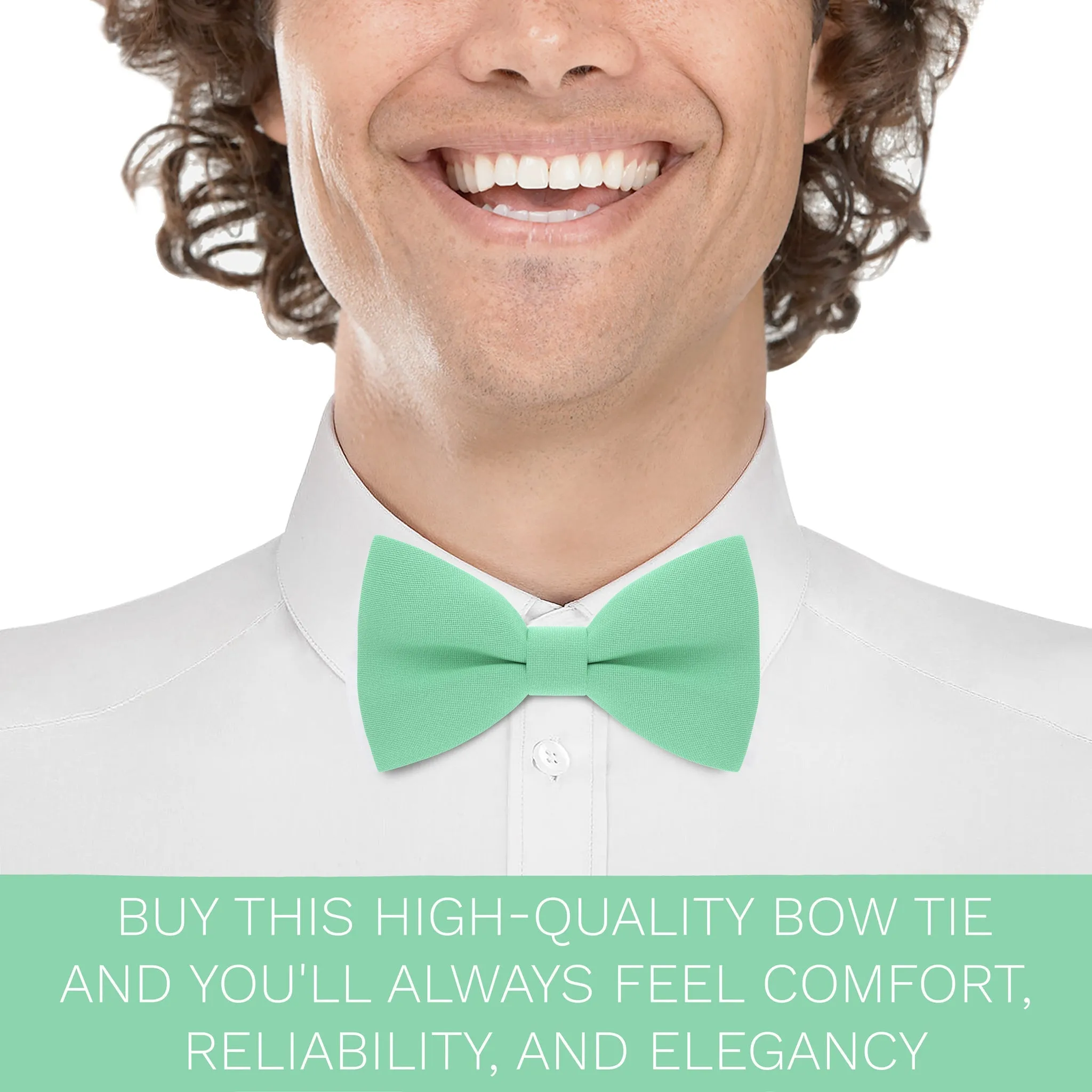Green Mint Bow tie
