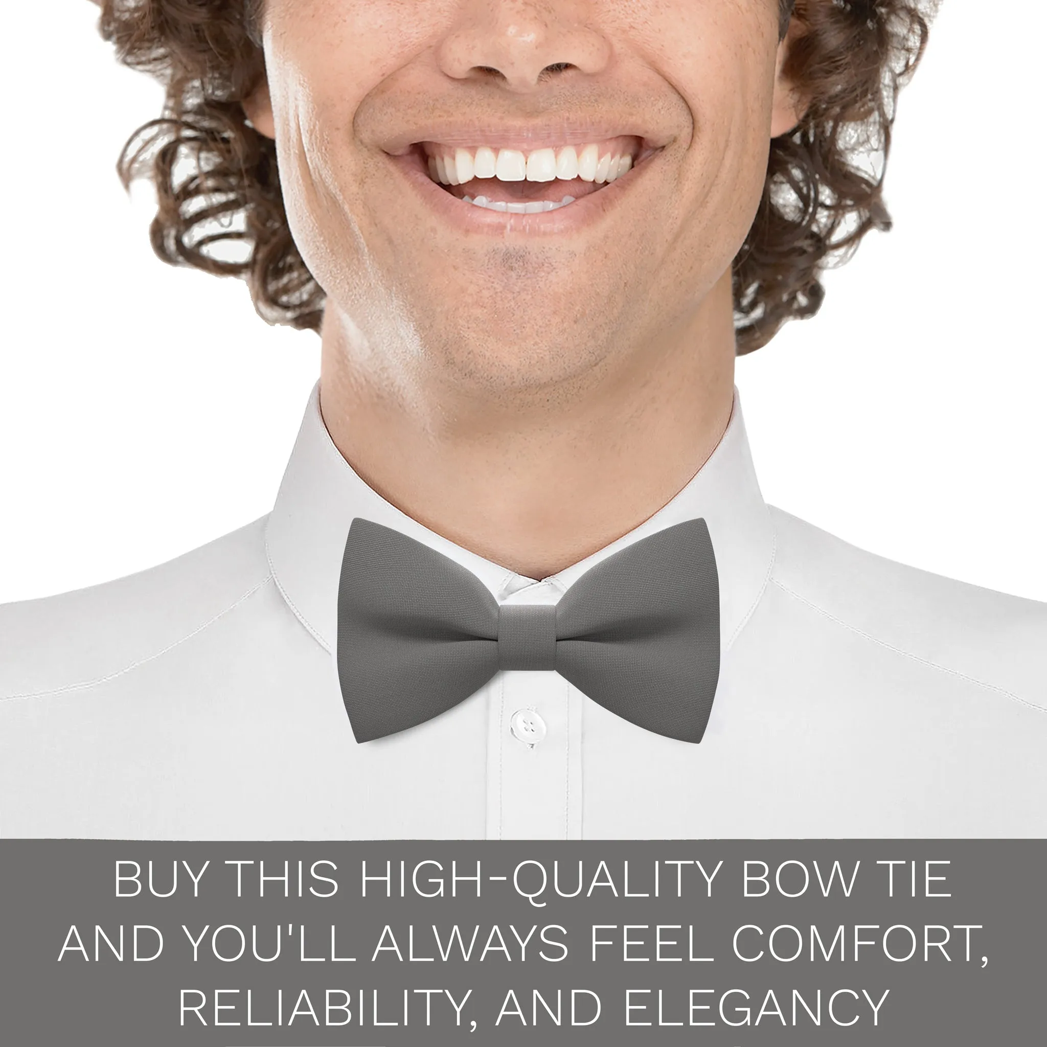 Grey Fog Bow Tie