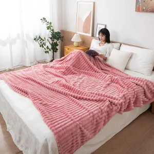 HOKIPO AC Blanket Double Bed Queen, 200x230 cm / 6.5x7.5 feet, Pink (AR-4917-PNK)