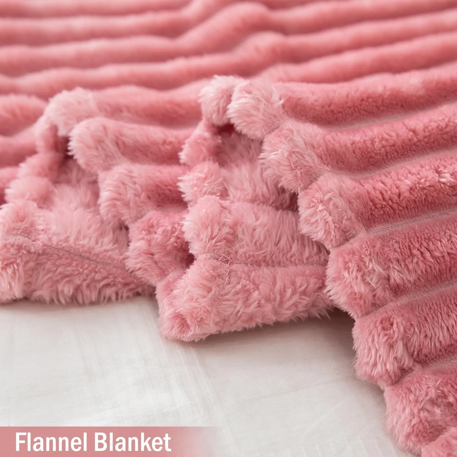 HOKIPO AC Blanket Double Bed Queen, 200x230 cm / 6.5x7.5 feet, Pink (AR-4917-PNK)