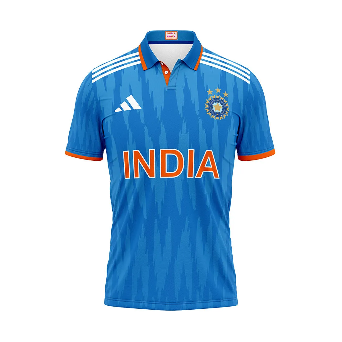 India Cricket ODI Jersey With Name And Printed.
