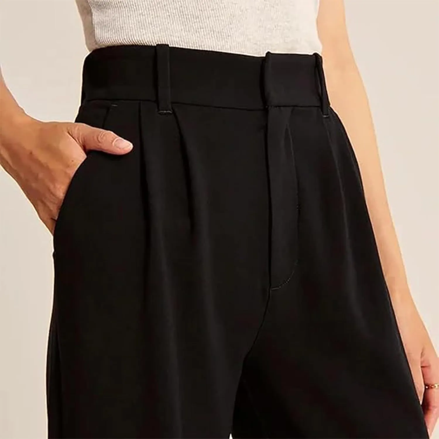 INGKE Aerelle Pants, Wide Leg Tailored Pants, Daisy Grace Wide Leg Trousers for Women