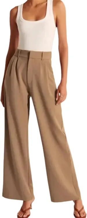 INGKE Aerelle Pants, Wide Leg Tailored Pants, Daisy Grace Wide Leg Trousers for Women