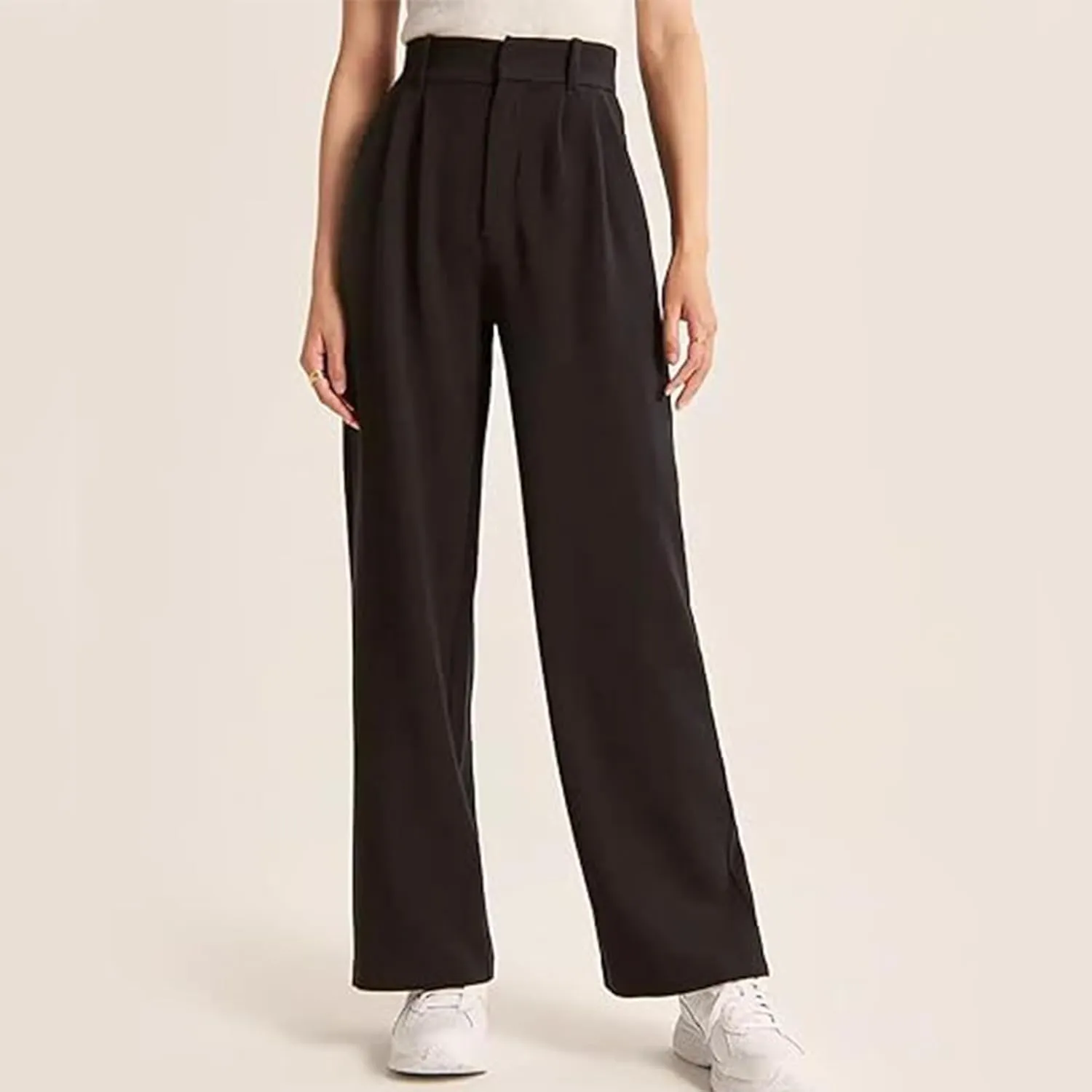 INGKE Aerelle Pants, Wide Leg Tailored Pants, Daisy Grace Wide Leg Trousers for Women