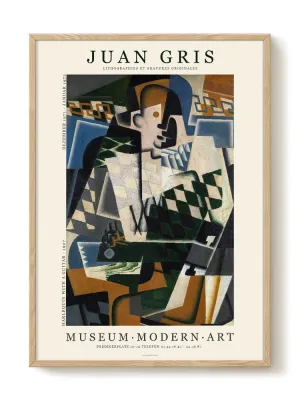 Juan Gris - Harlequin with Guitar