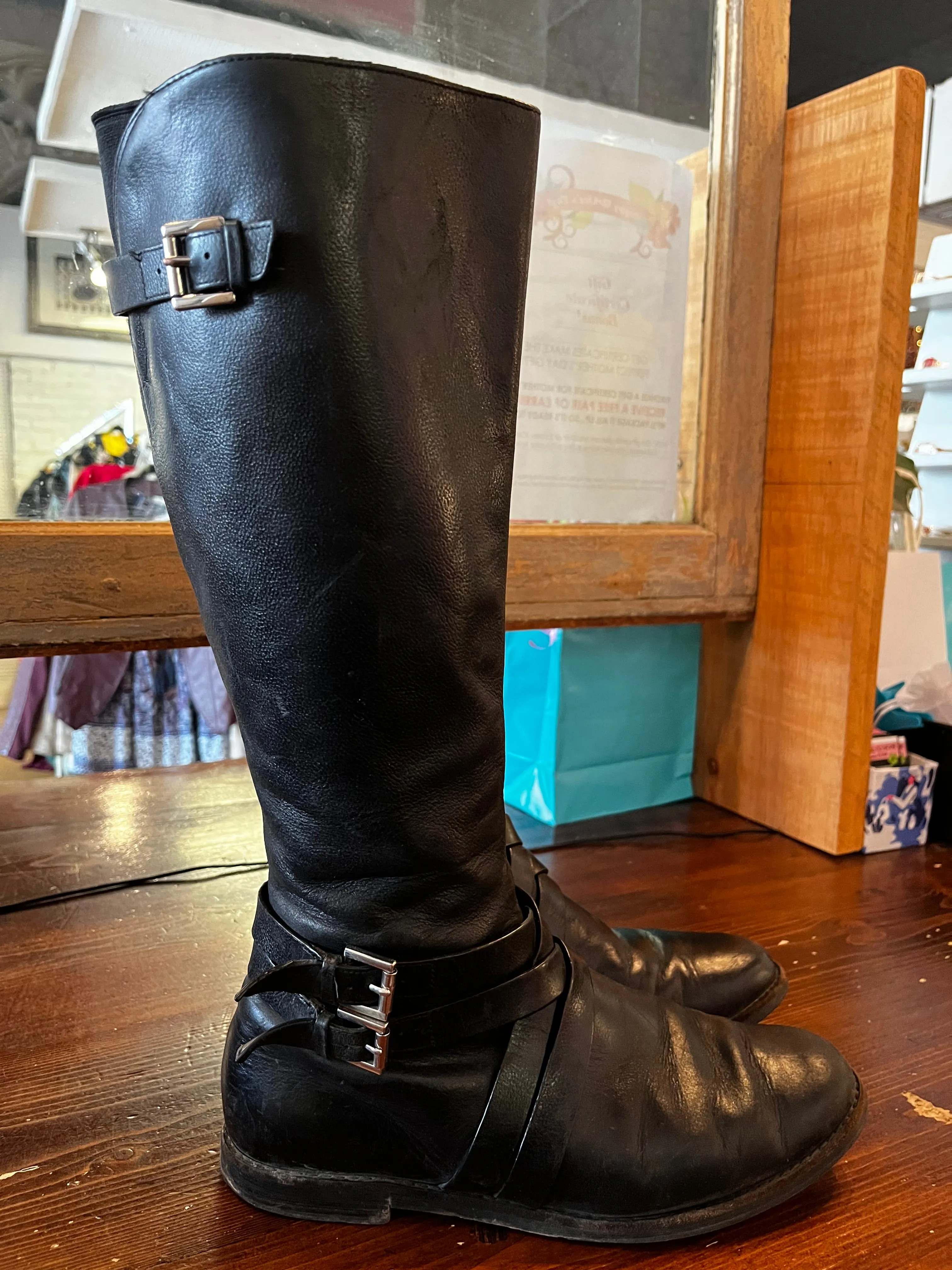 Leather Boots (Size 8.5)
