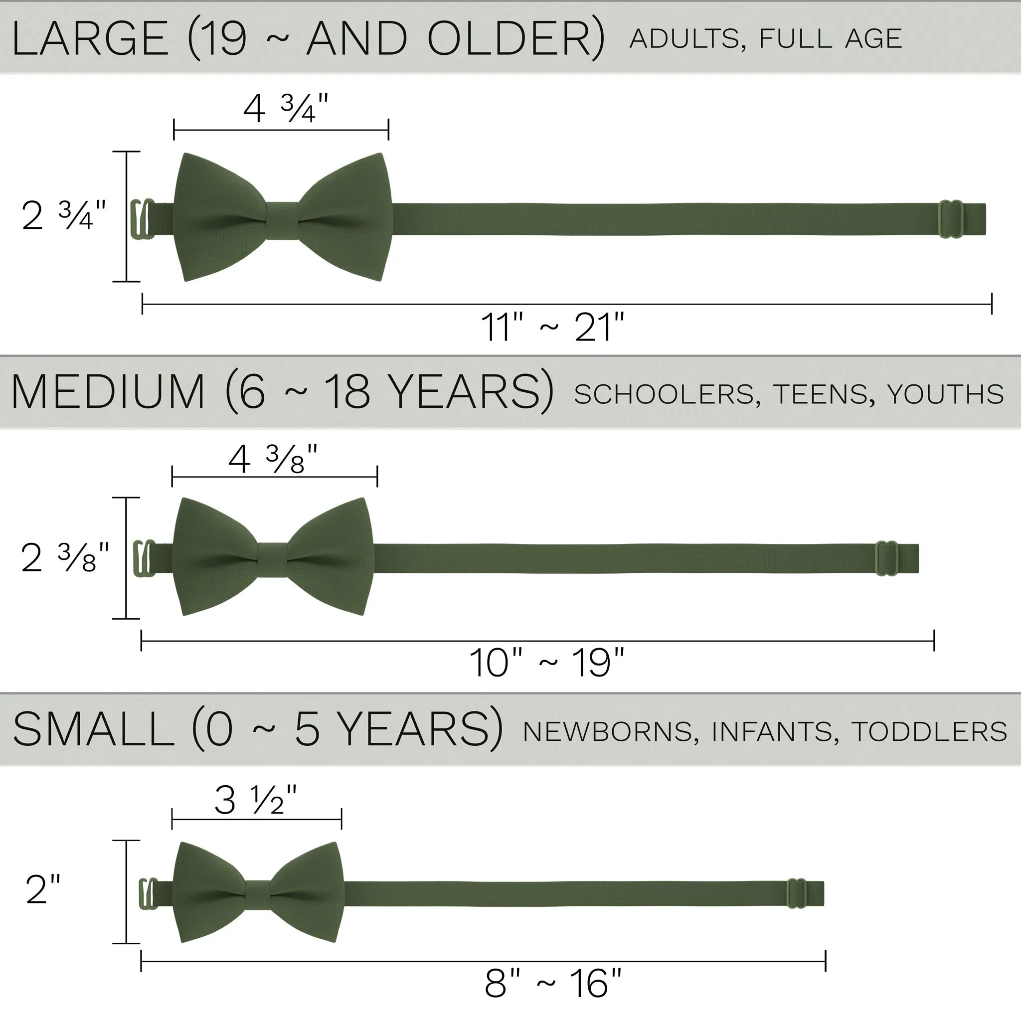 Linen Asparagus Bow Tie