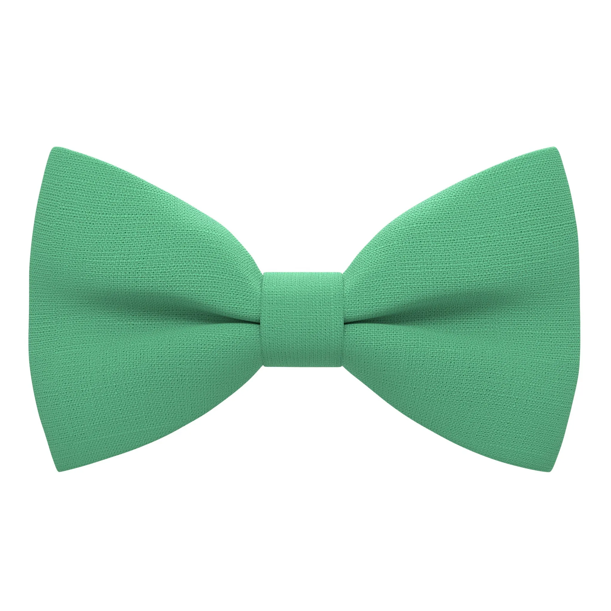 Linen Green Mint Bow Tie