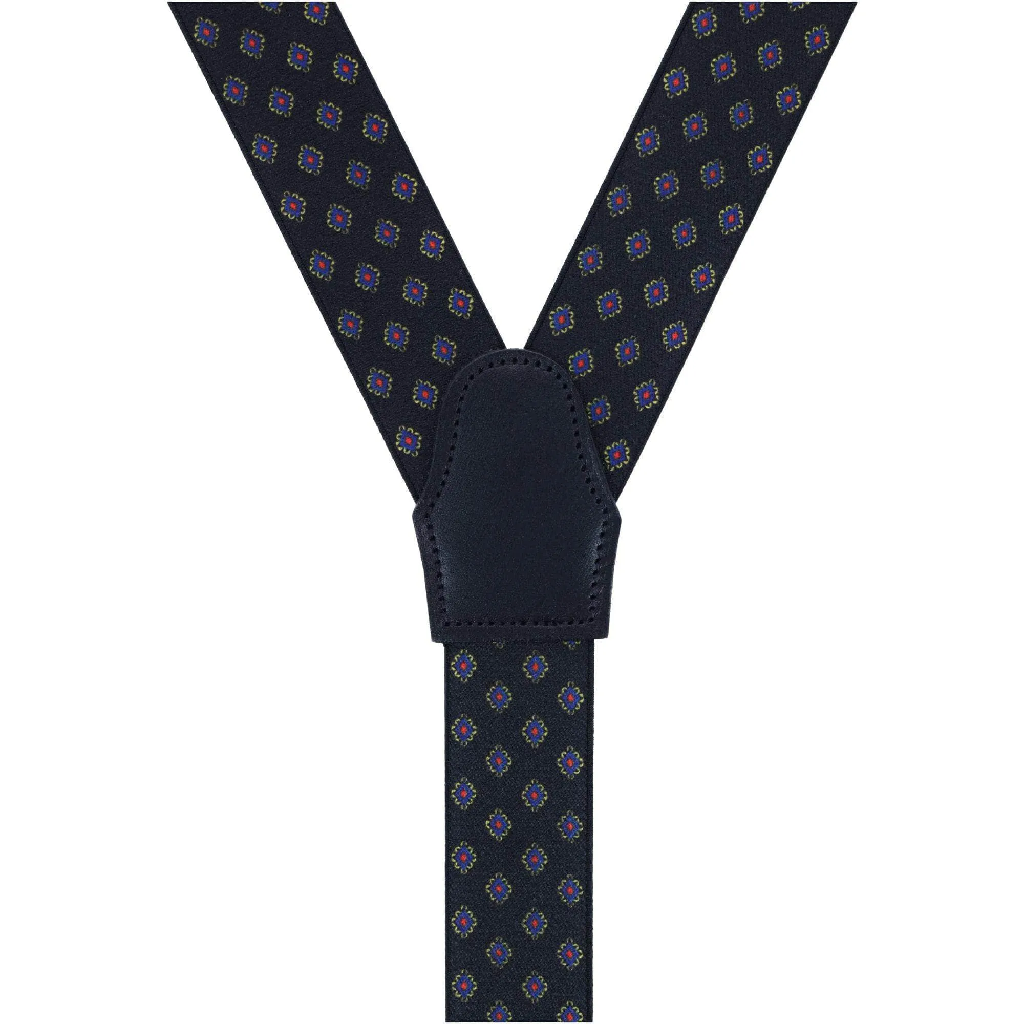 Luxe Diamond Elastic Button End Braces
