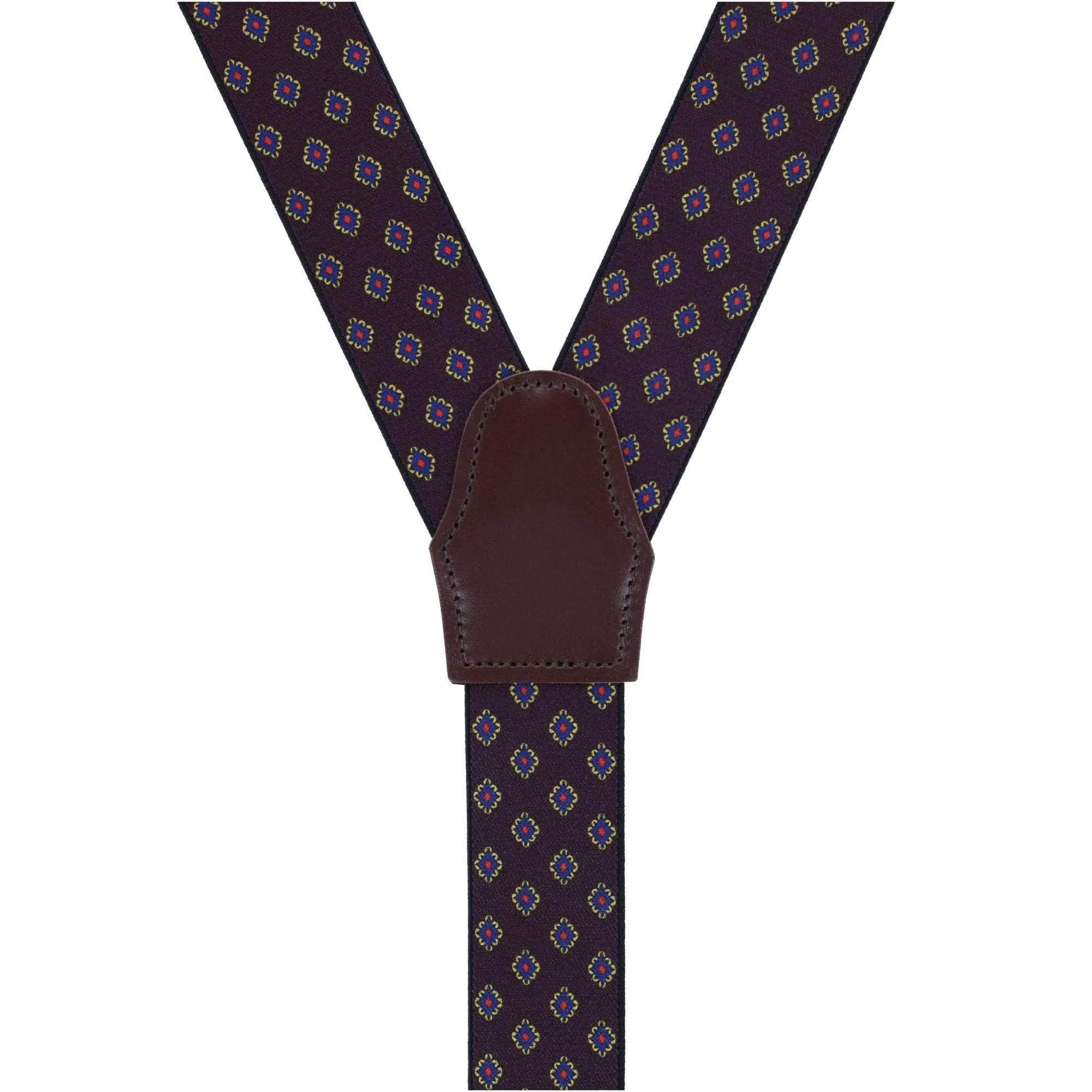 Luxe Diamond Elastic Button End Braces