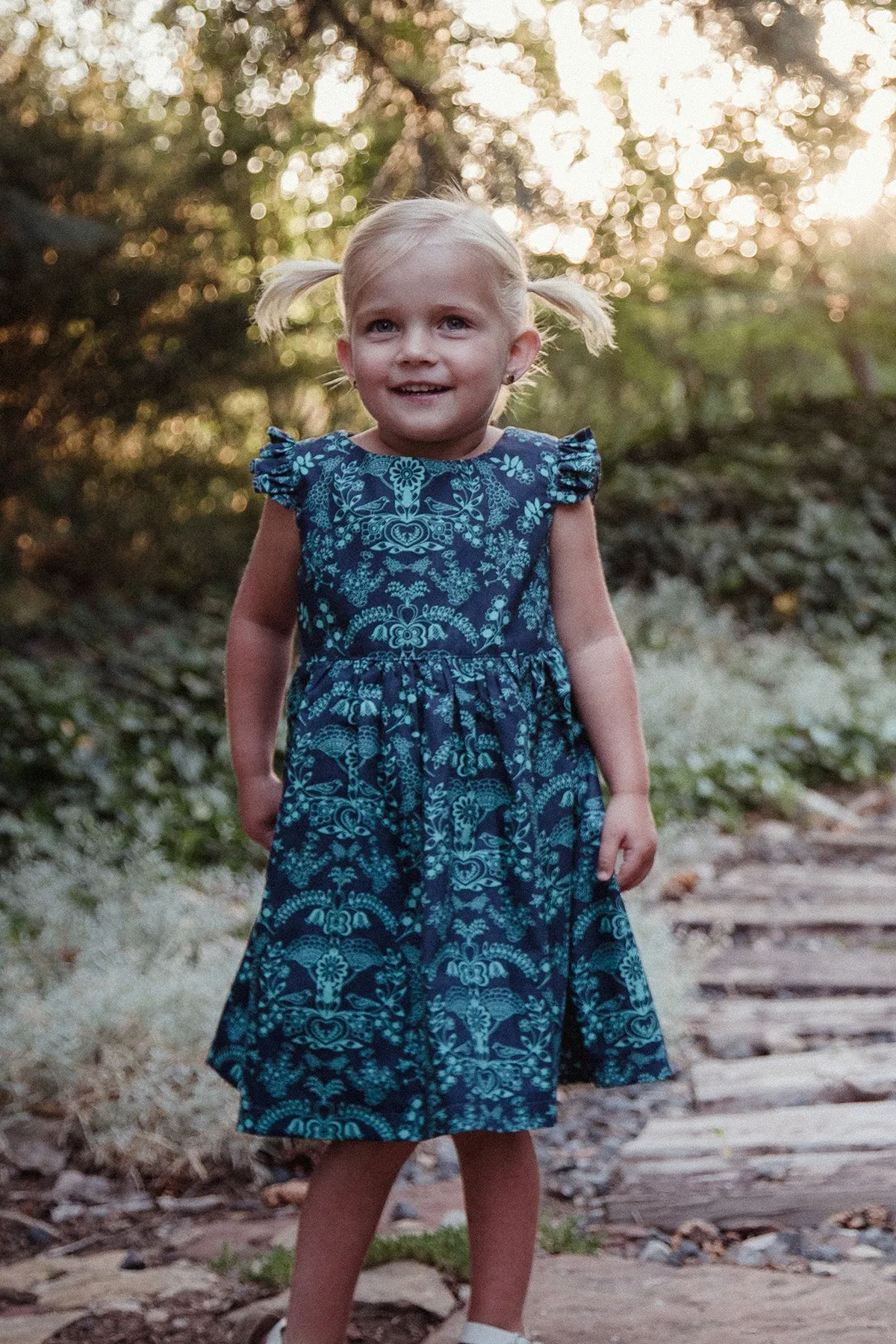 Maddie Dress -Teal Sample Sz 3
