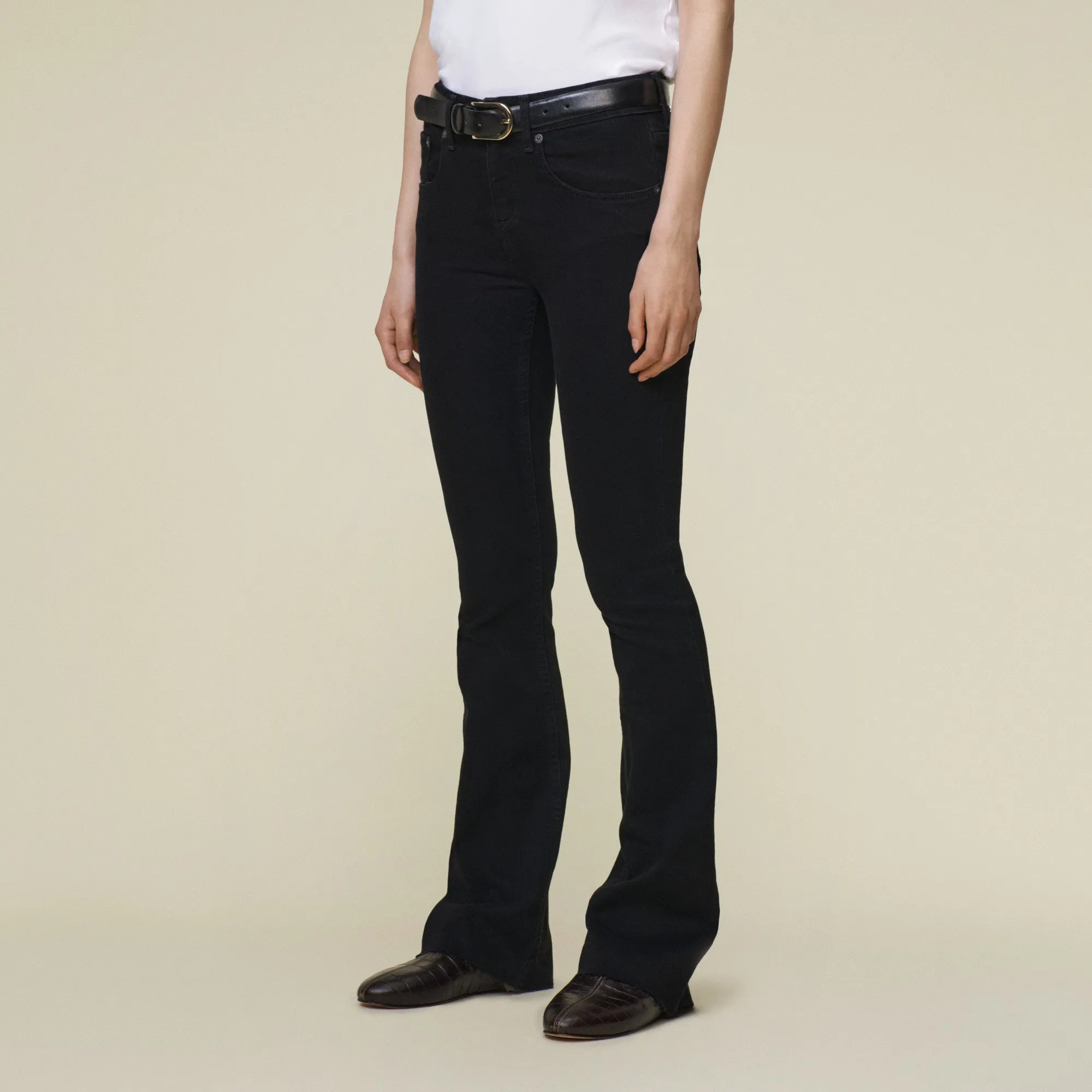 Melrose Edge The Black Caspar - Mid Rise Flare