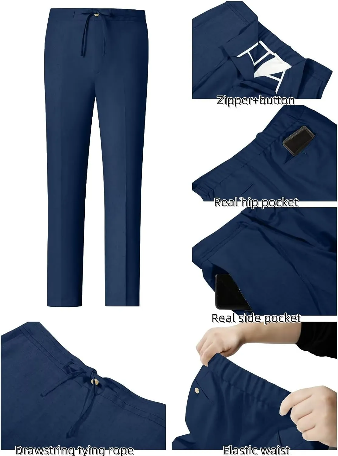 Men Linen Suits 2 Piece Summer Beach Suit Casual Holiday Outfits Lightweight Groomsmen Blazer Pants Set Wedding Prom Tuxedos