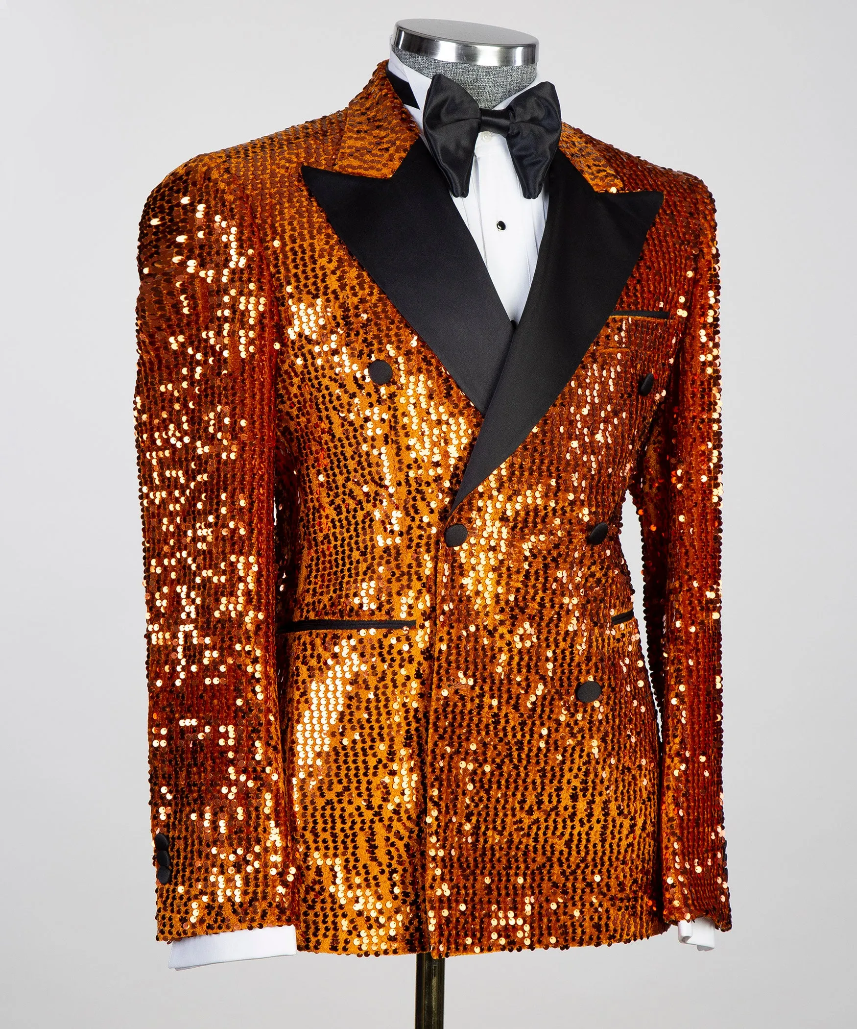 Men's Orange Shining Tuxedo