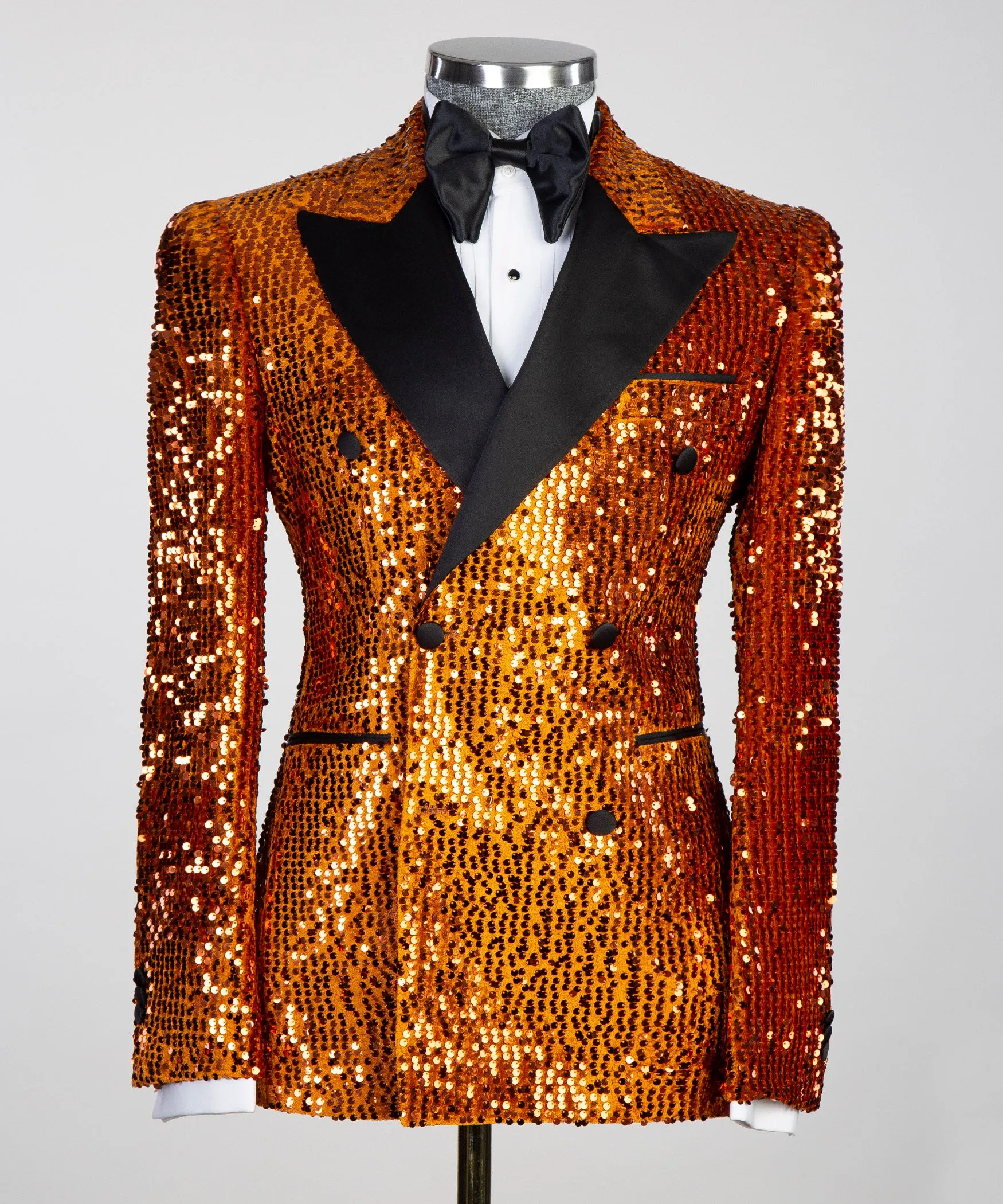 Men's Orange Shining Tuxedo