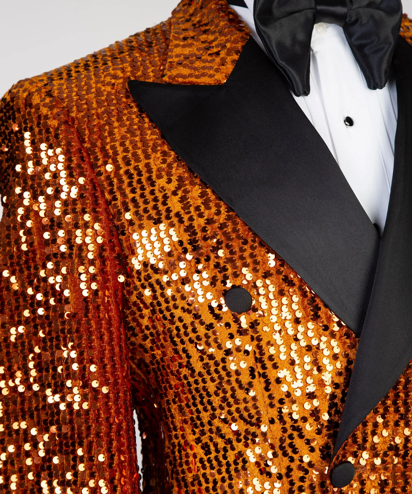 Men's Orange Shining Tuxedo