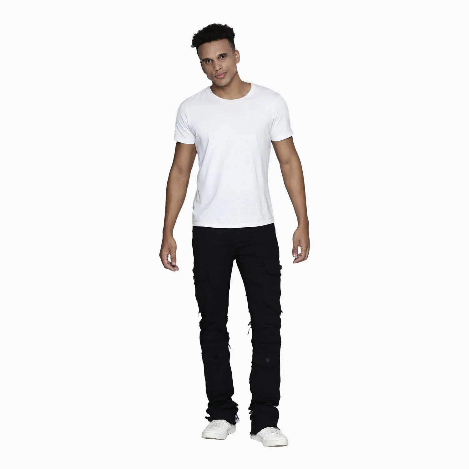 Men's  Stacked Denim Jeans Pant