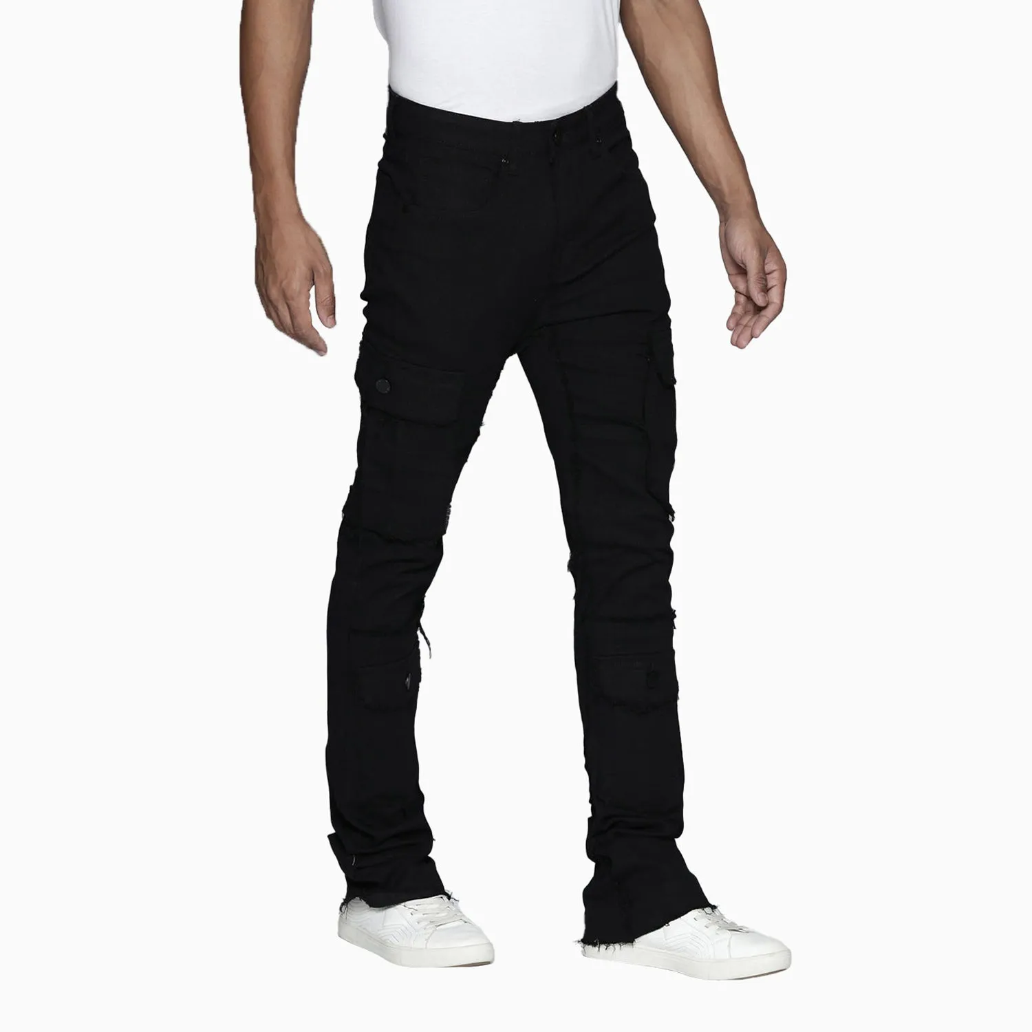 Men's  Stacked Denim Jeans Pant