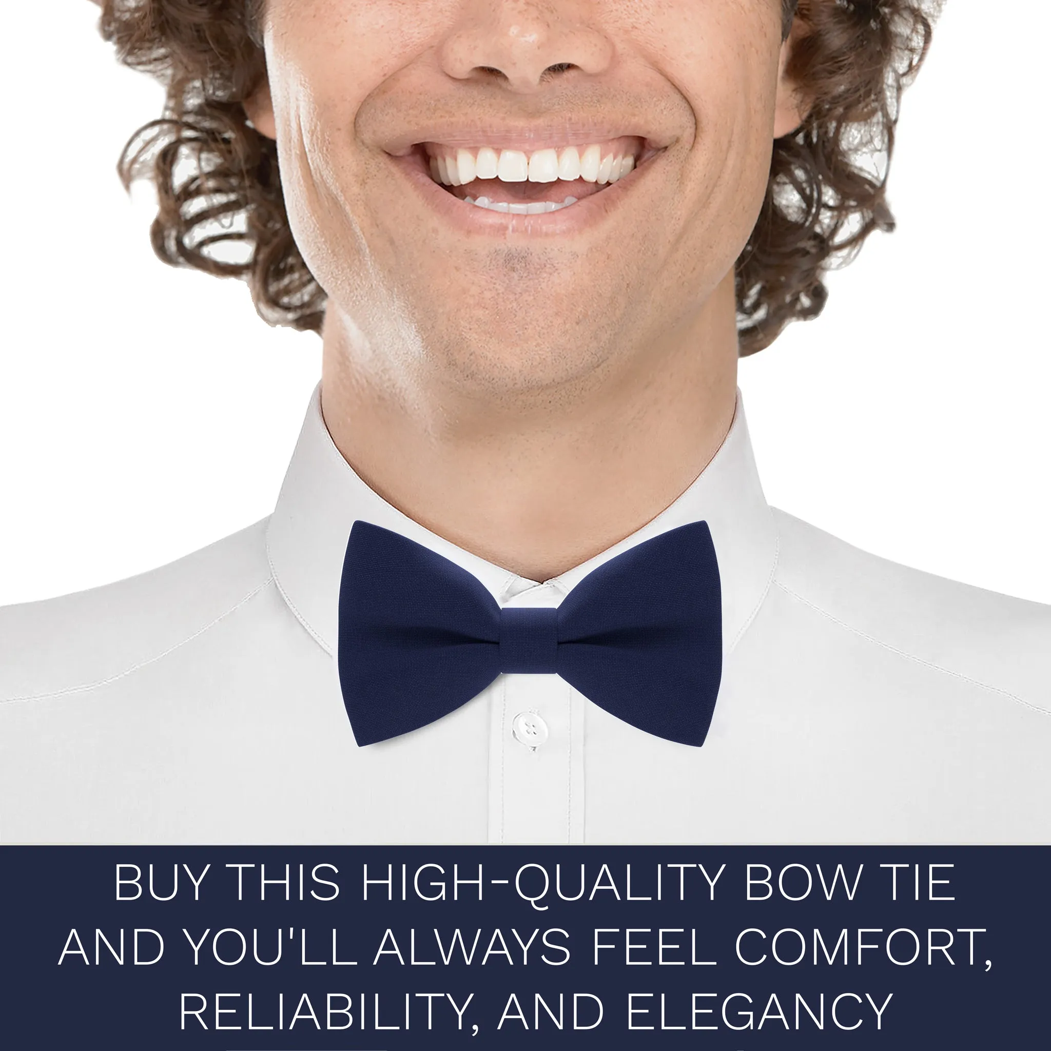 Navy Blue Bow Tie