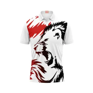 Next Print Customized Polo Neck White Jersey NPTS34