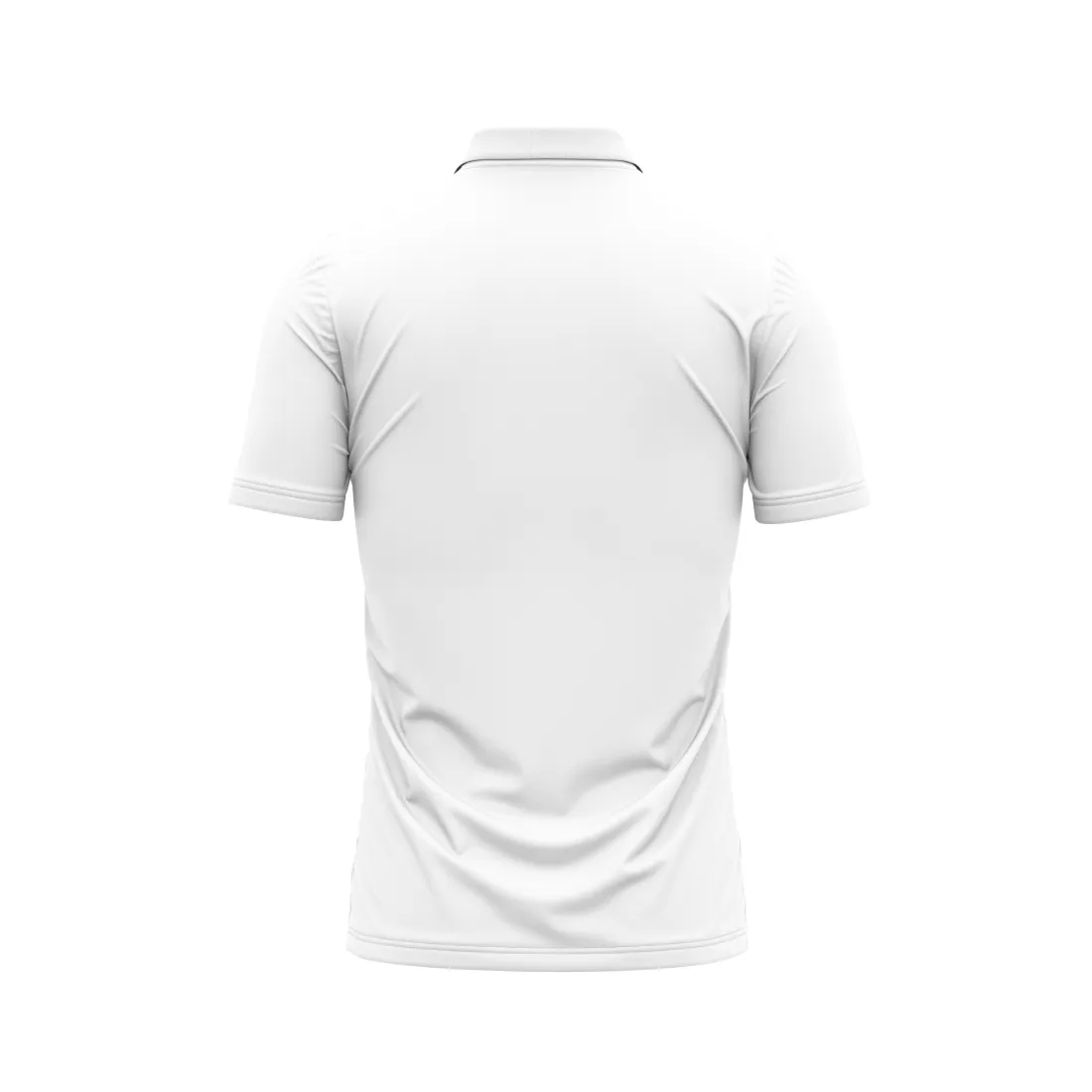 Next Print Customized Polo Neck White Jersey NPTS34