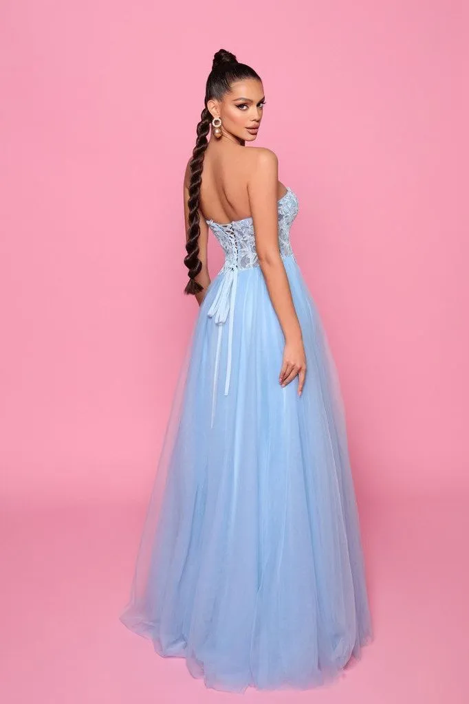 NICOLETTA (FORMERLY J'ADORE) ~corset lace bodice tulle gown
